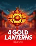 4 Gold Lanterns Hold & Win