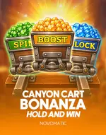 Canyon Cart Bonanza: Hold & Win